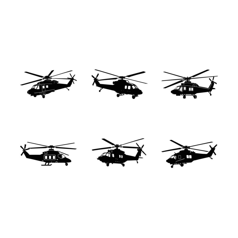 Stunning helicopter and line art design for modern graphics vector