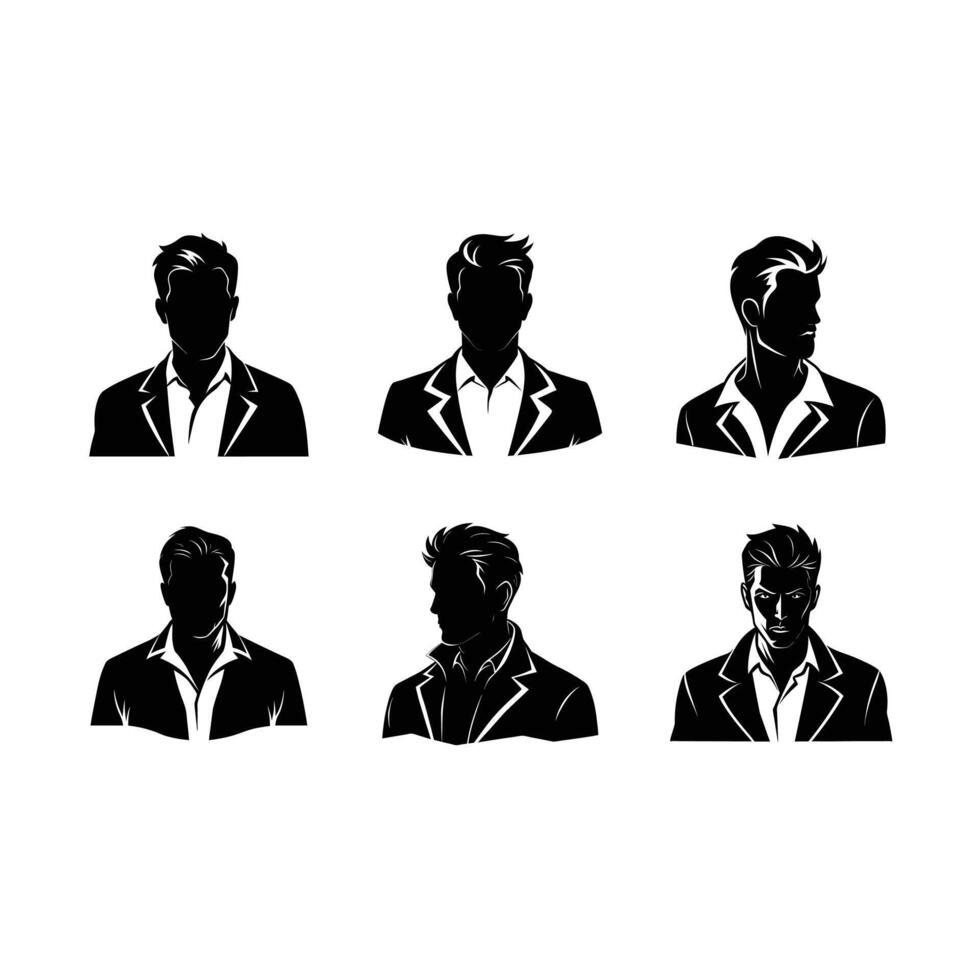 Man Design - Unique Line Art Illustration for Printables vector