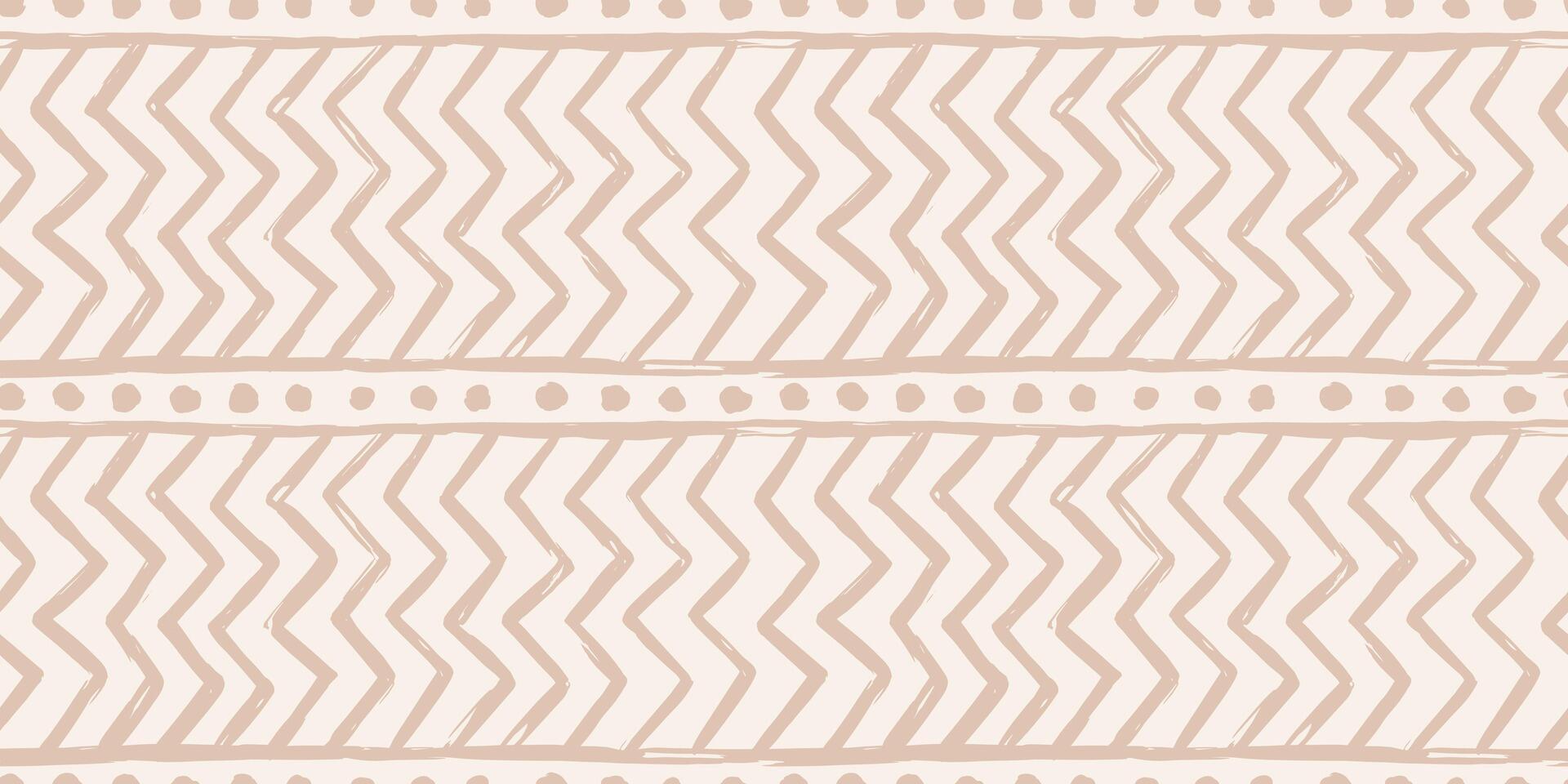 Trendy aesthetic abstract seamless pattern with geometric print. Minimalistic Organic brush stroke, ink texture. Simple design for wallpaper, textile, wrapping, packing, fabric, branding, decoration vector