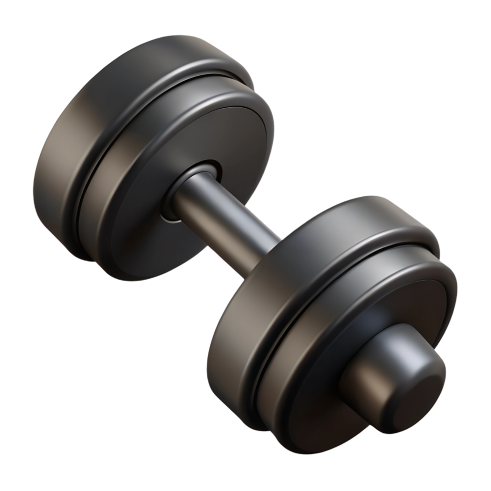 A 3D dumbbell png