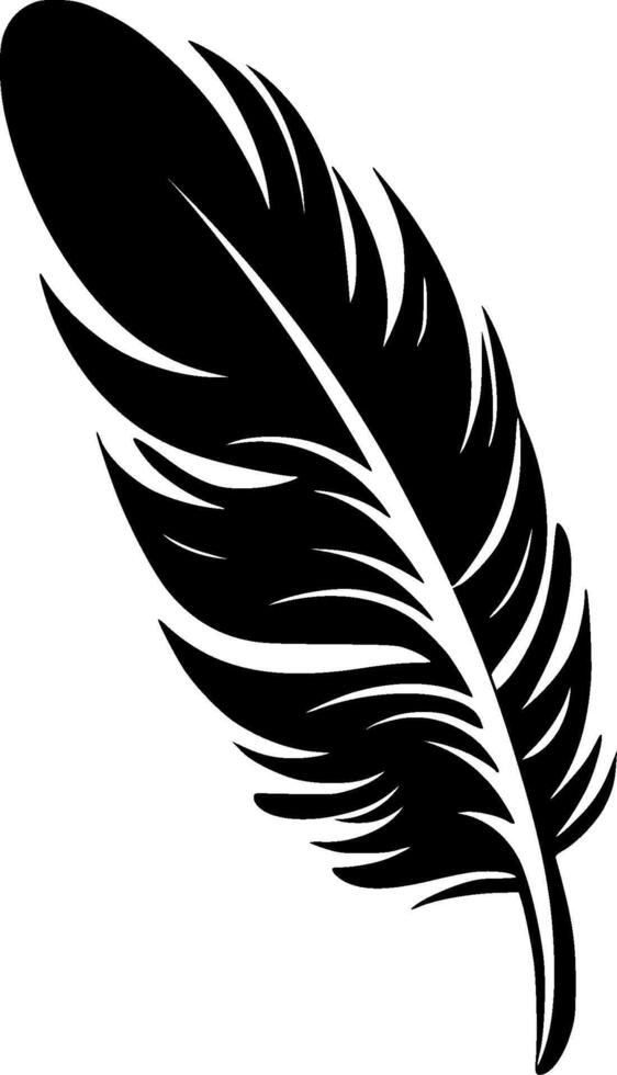 Feather - High Quality Logo - illustration ideal for T-shirt graphic vector