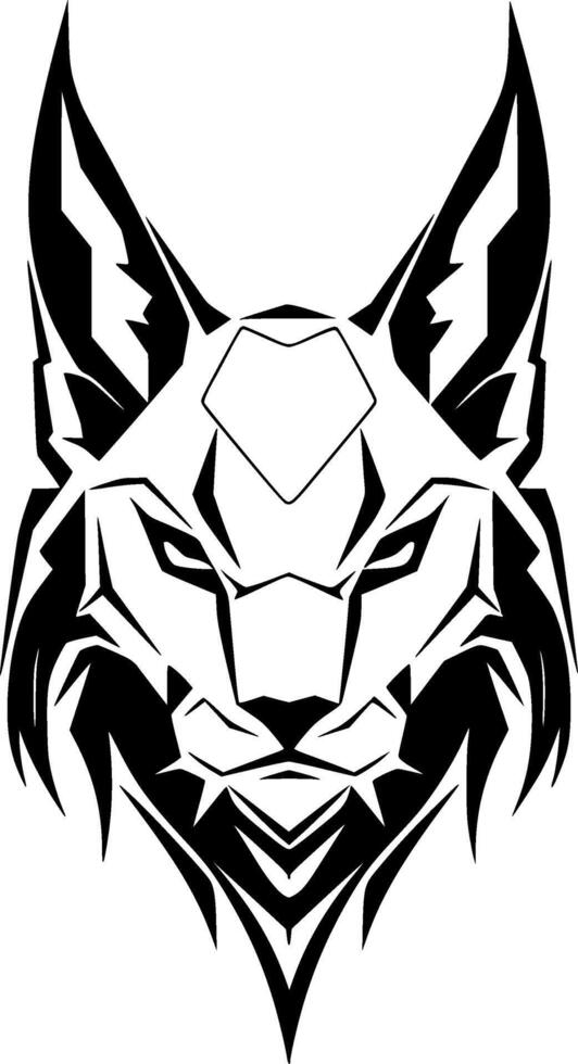 Lynx, Minimalist and Simple Silhouette - illustration vector