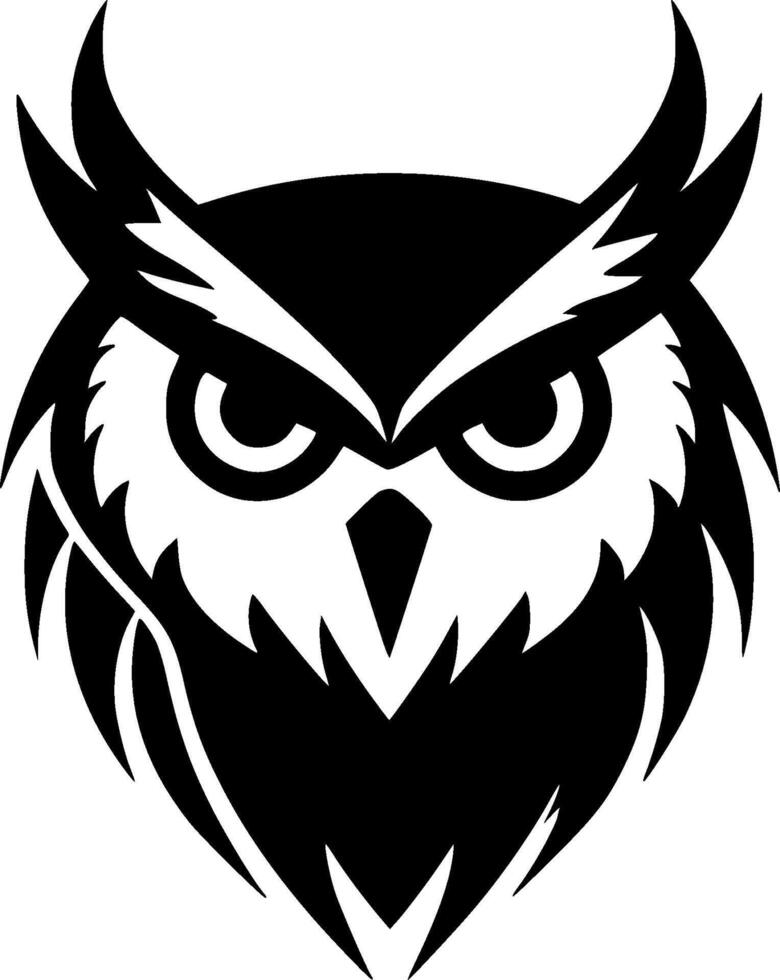 Owl - High Quality Logo - illustration ideal for T-shirt graphic vector
