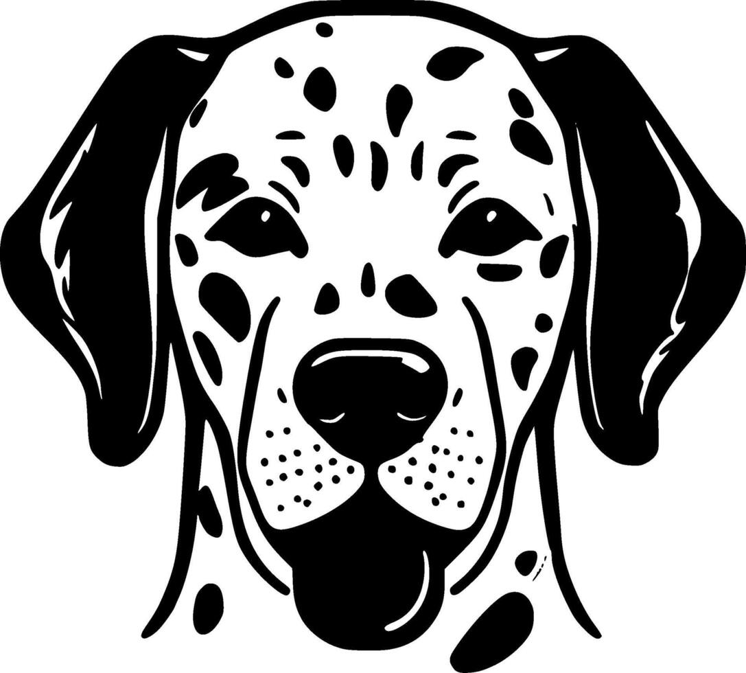 Dalmatian - Minimalist and Flat Logo - illustration vector