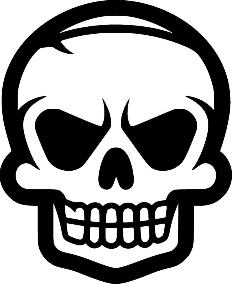 Skull - High Quality Logo - illustration ideal for T-shirt graphic vector