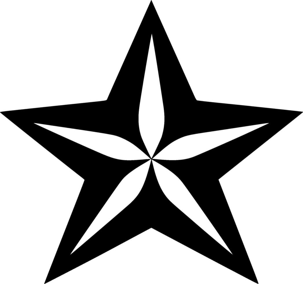 Star - High Quality Logo - illustration ideal for T-shirt graphic vector