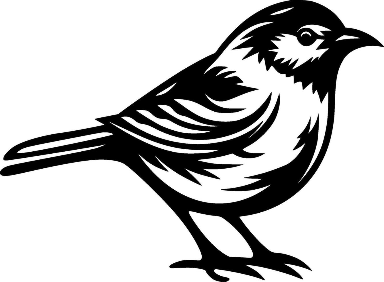 Sparrow - High Quality Logo - illustration ideal for T-shirt graphic vector