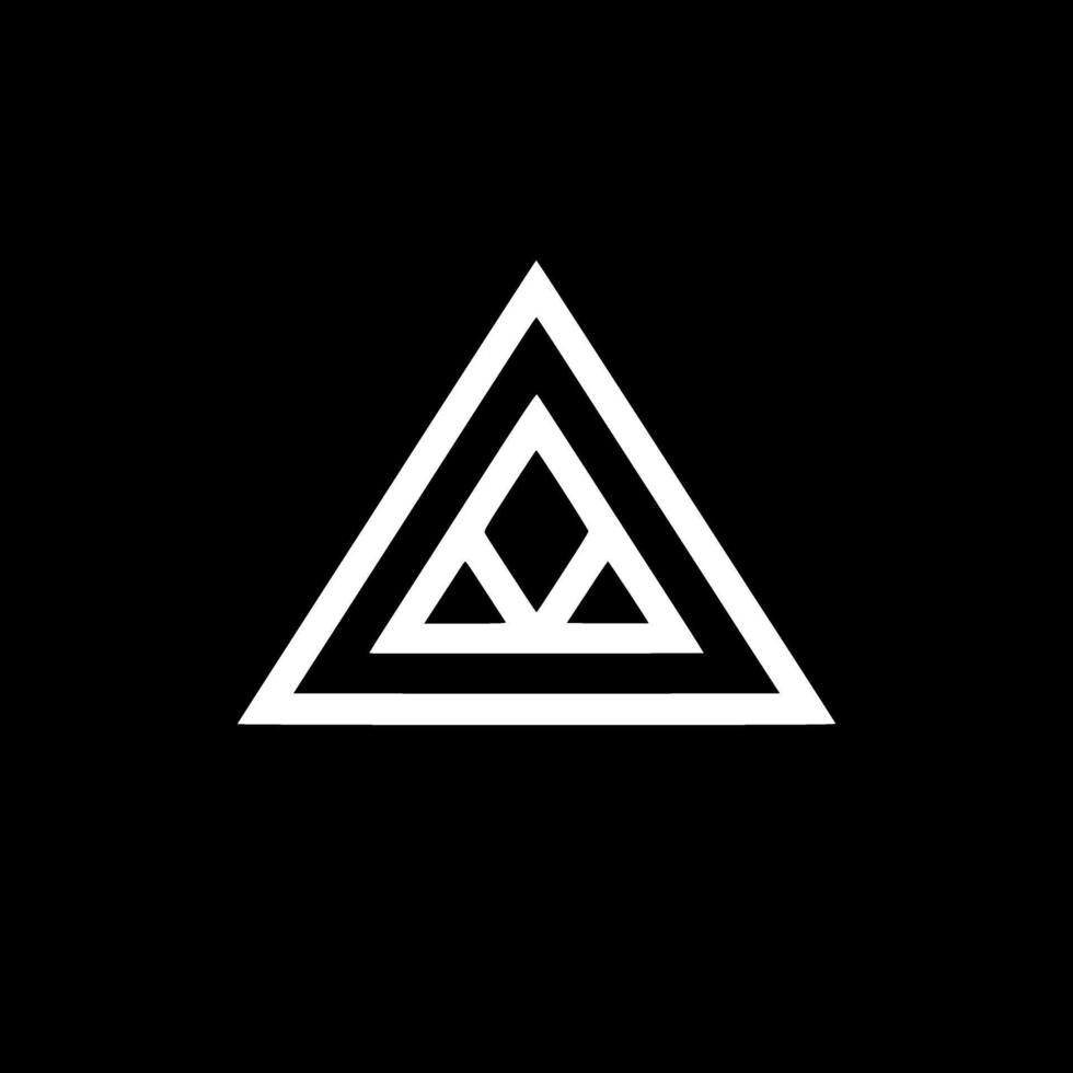 Triangle - High Quality Logo - illustration ideal for T-shirt graphic vector