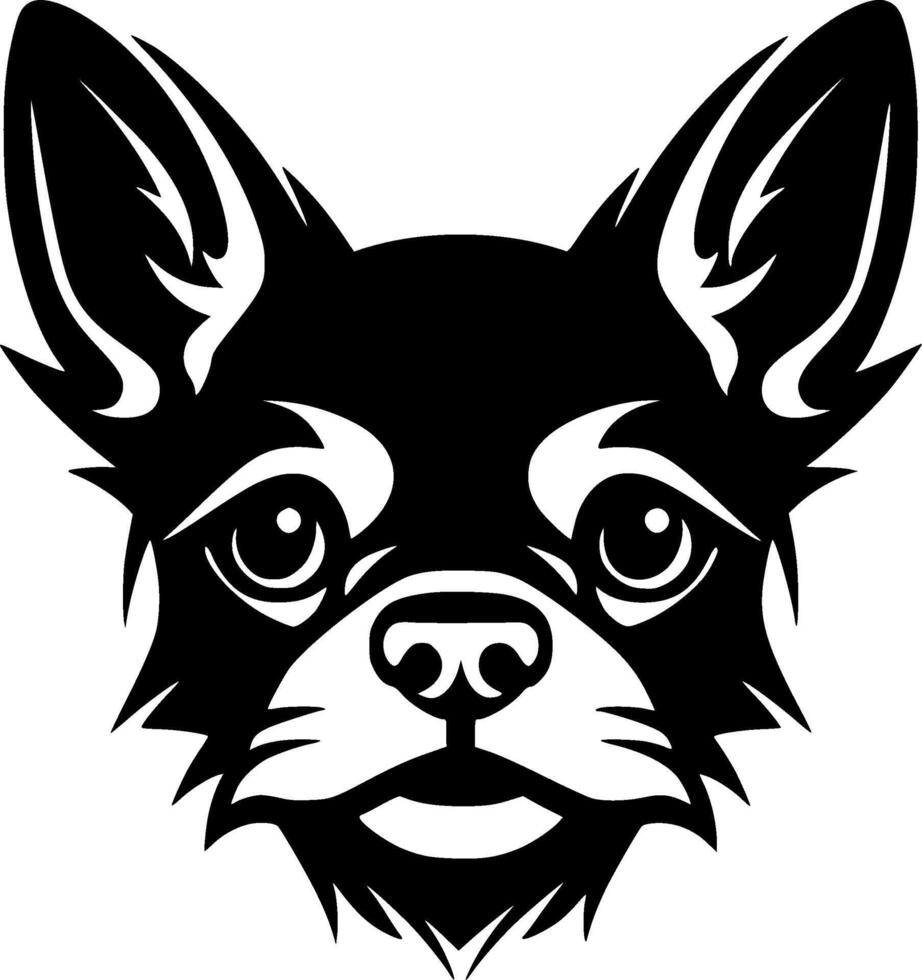 Chihuahua - Minimalist and Flat Logo - illustration vector