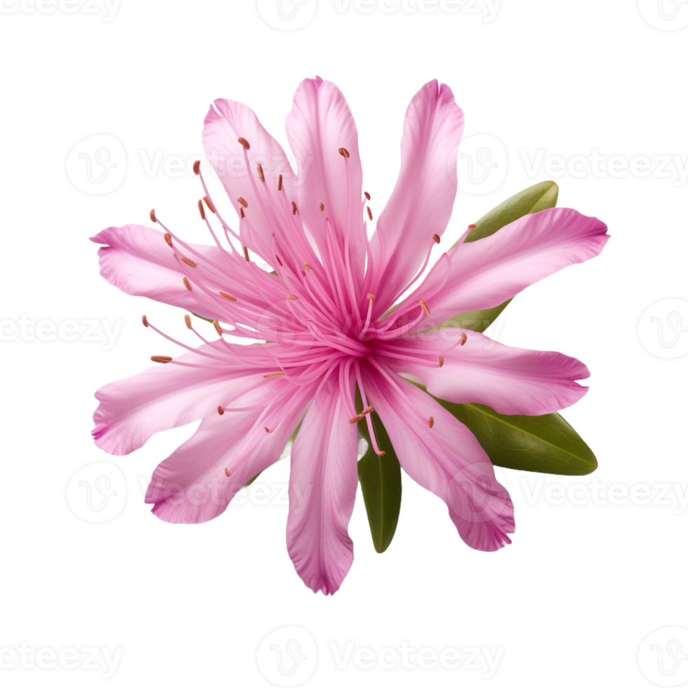 Rhododendron isolated on transparent background png