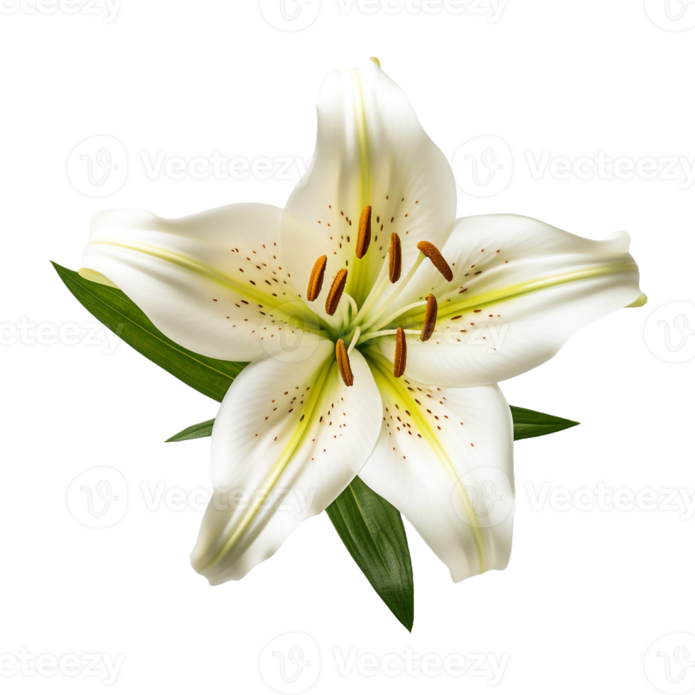 Lilium isolated on transparent background png