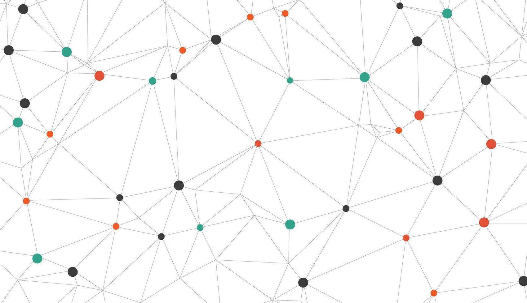 Technological background with dots vector
