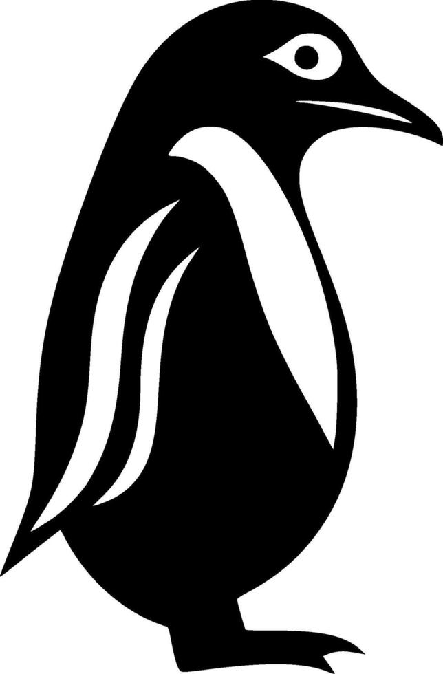 Penguin - Minimalist and Flat Logo - illustration vector