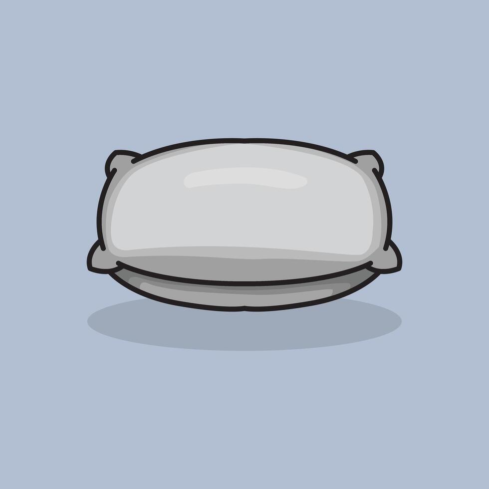 illustration Bed Pillow. design Pillow Bed. Pillow on Bed Icon design illustration and icon for website, digital and print vector