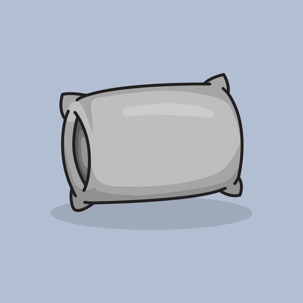 illustration Bed Pillow. design Pillow Bed. Pillow on Bed Icon design illustration and icon for website, digital and print vector