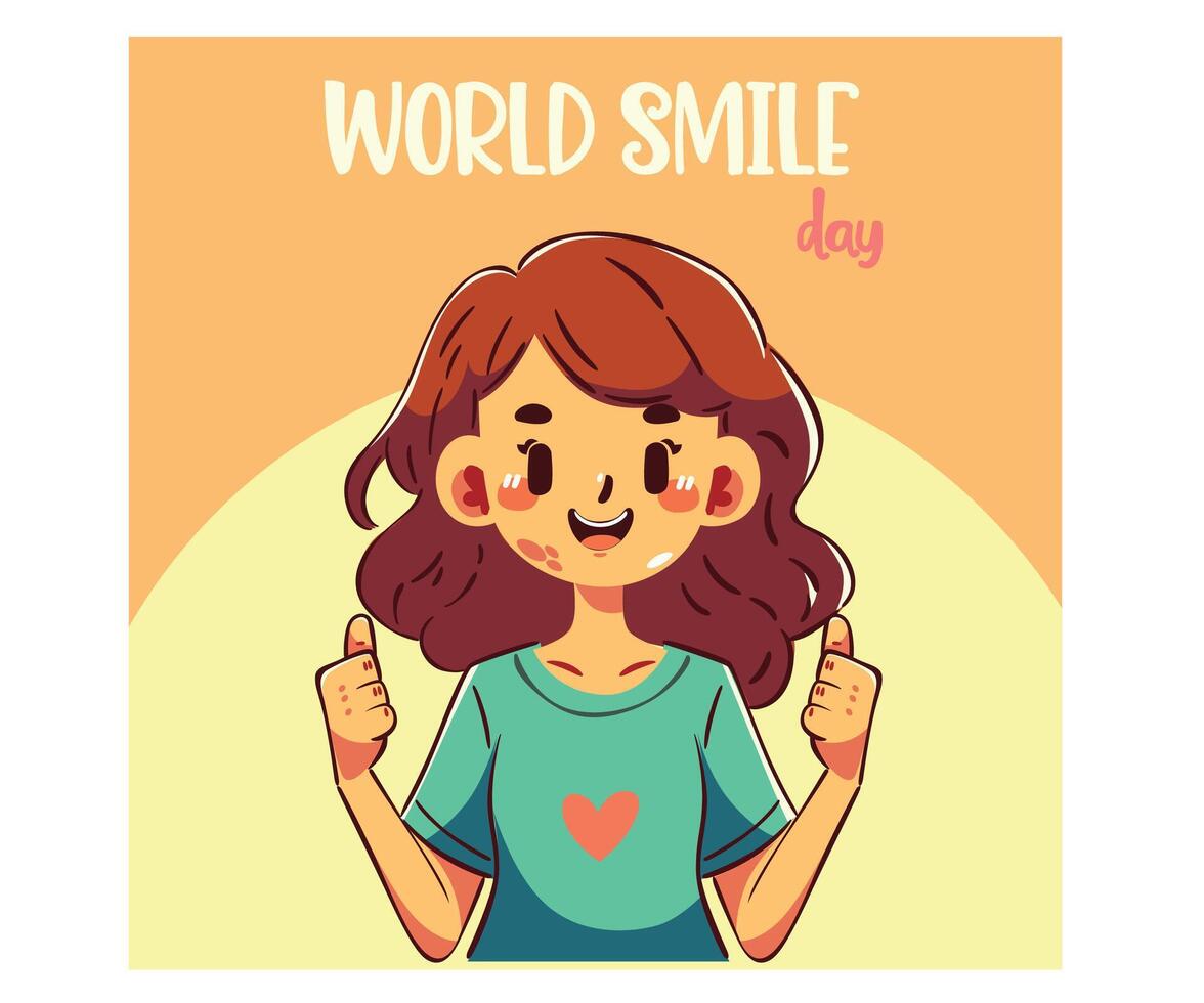 World Smile Day Illustration vector
