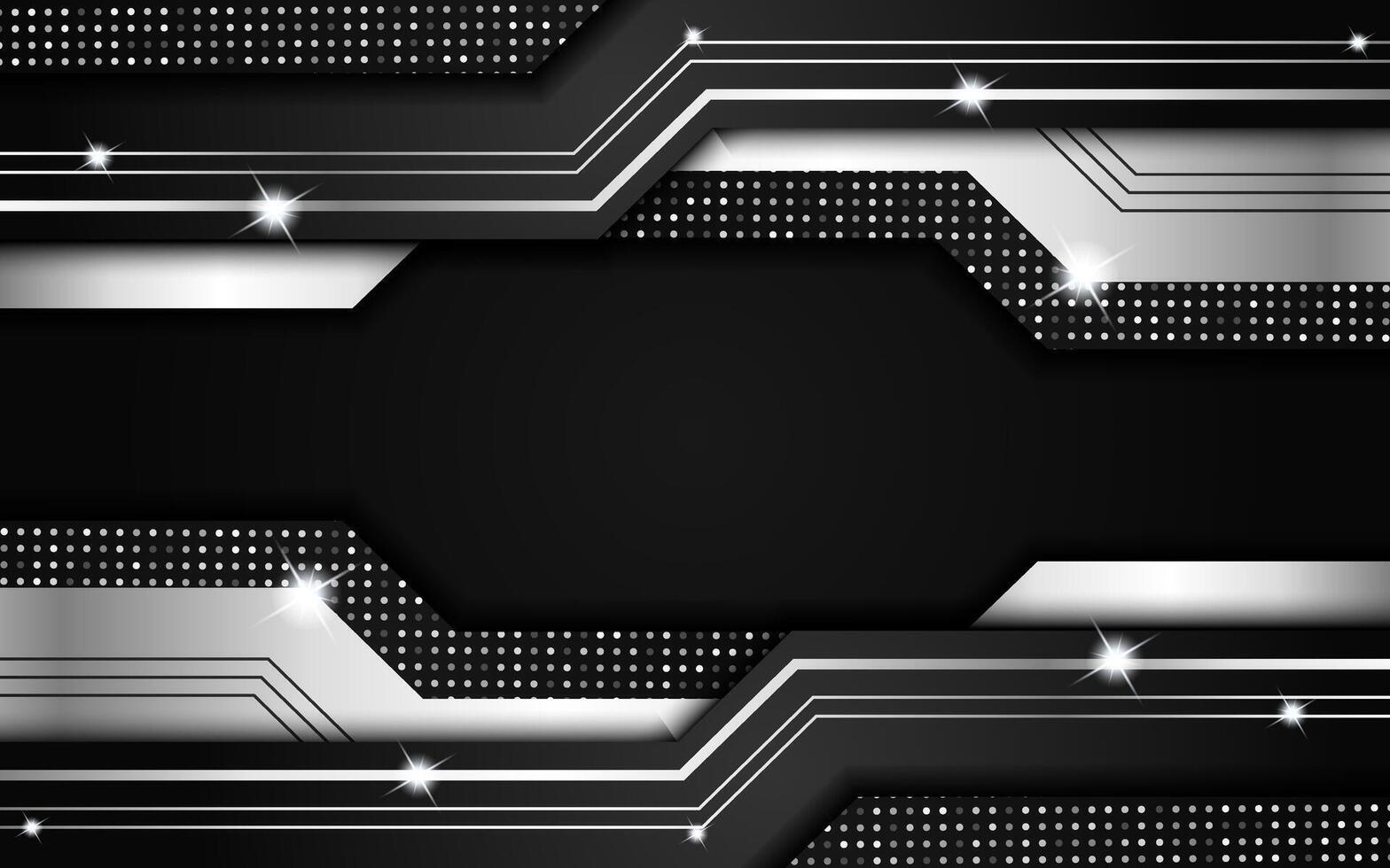 modern futuristic diagonal on dark metallic with silver backgroundmodern futuristic diagonal on dark metallic with silver background vector