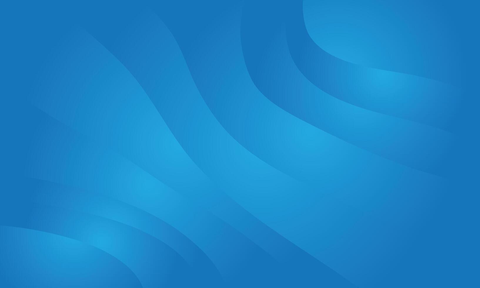Blue wavy shapes abstract background vector