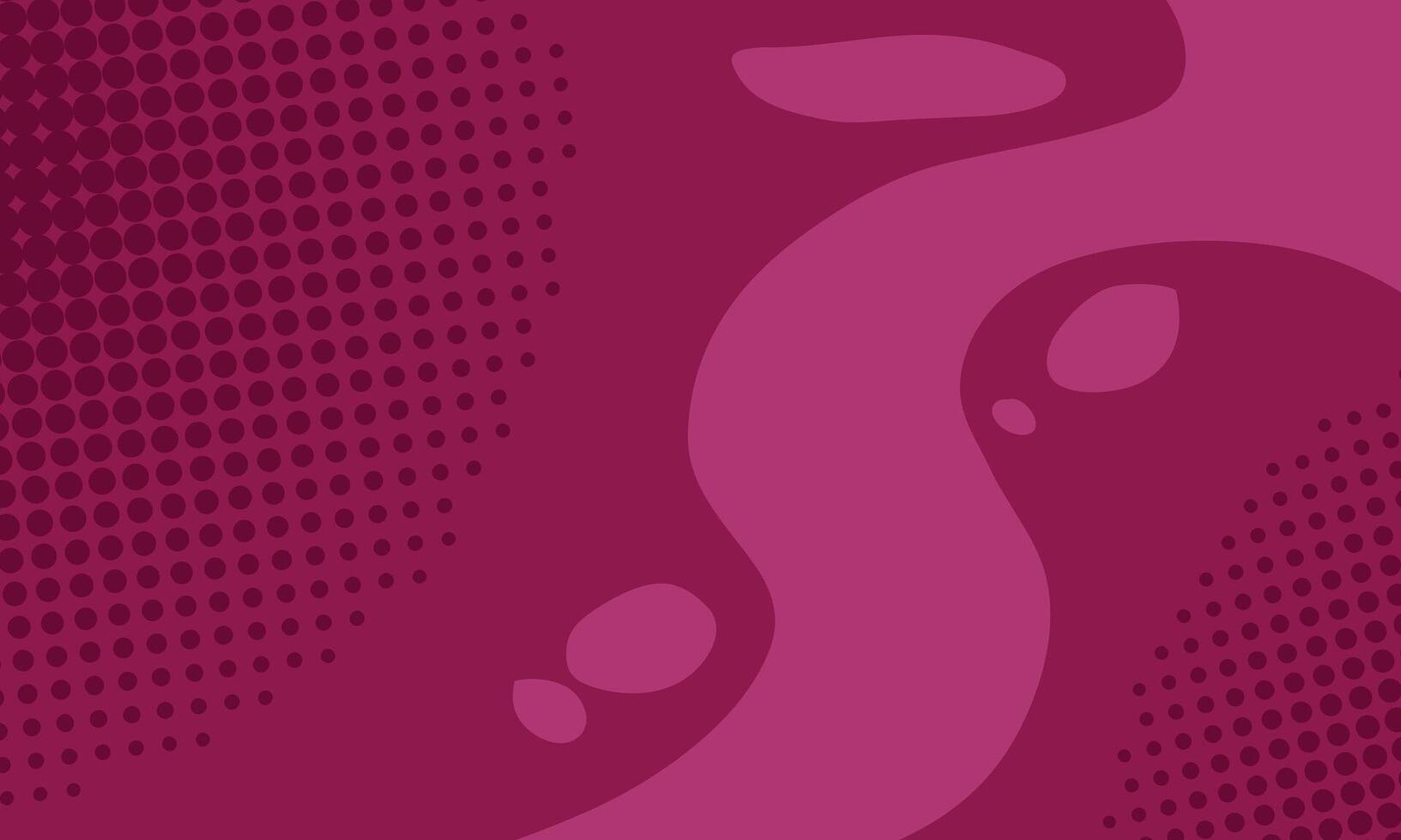 Purple dynamic wavy liquid shapes abstract background vector