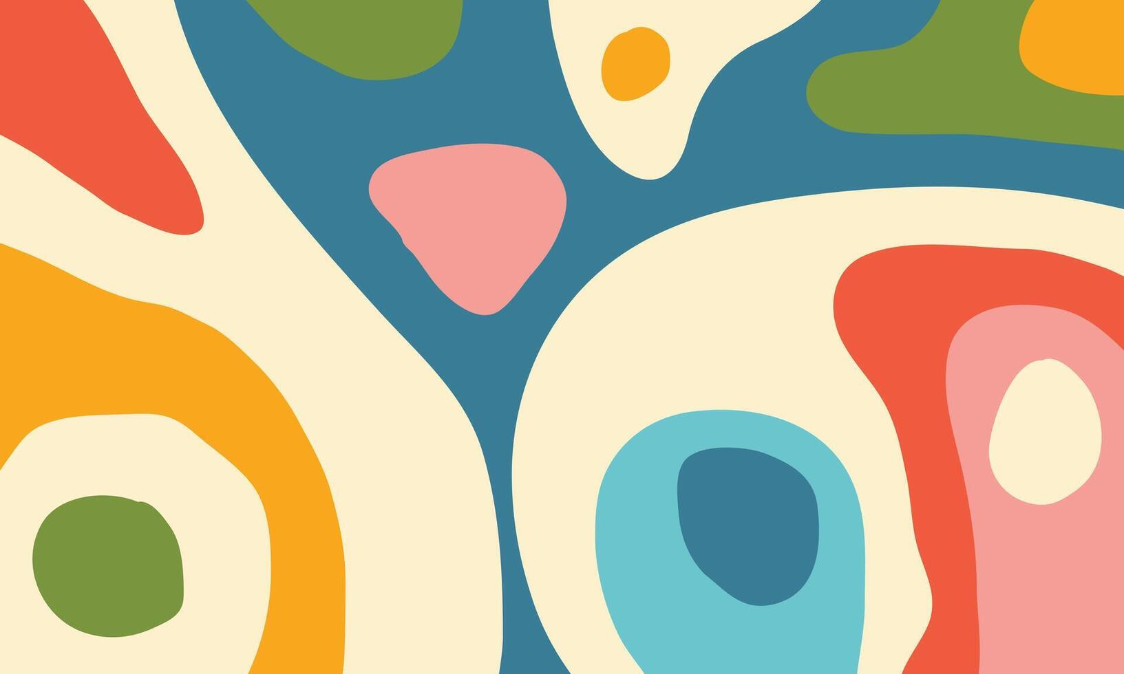 Seamless pattern with colorful summer abstract background vector