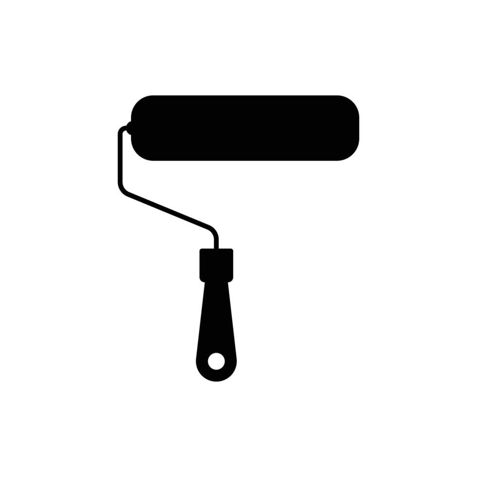 Paint icon . paint brush sign and symbol. paint roller icon vector