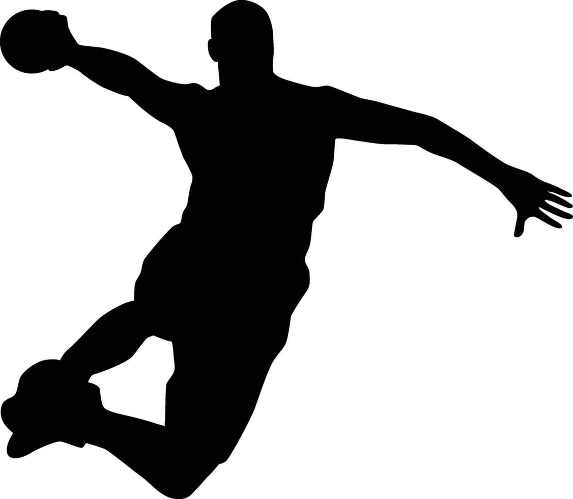 Men holding hand pose silhouette vector