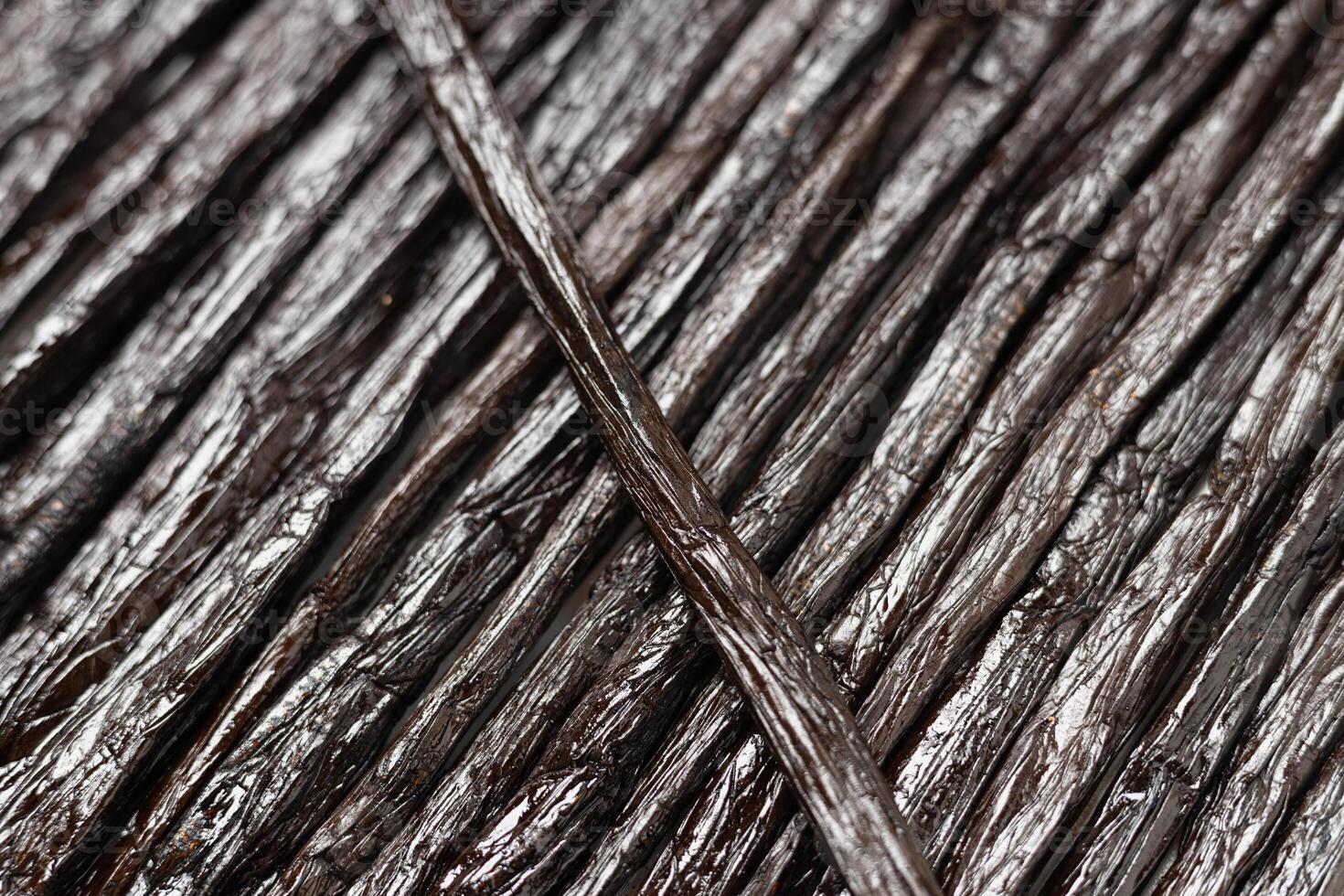 Vanilla beans texture. photo