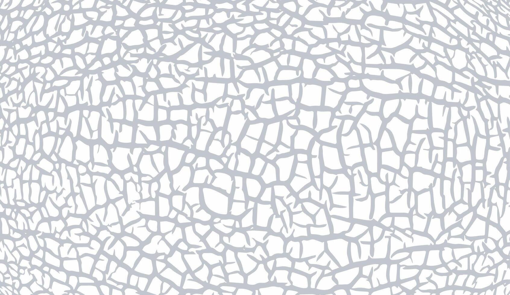 Craquelure grunge background. Cracked paint structure. Ceramic tile pattern. Exfoliate surface. Consisting of fine cracks on the white surface. Overlay texture with aged effect vector