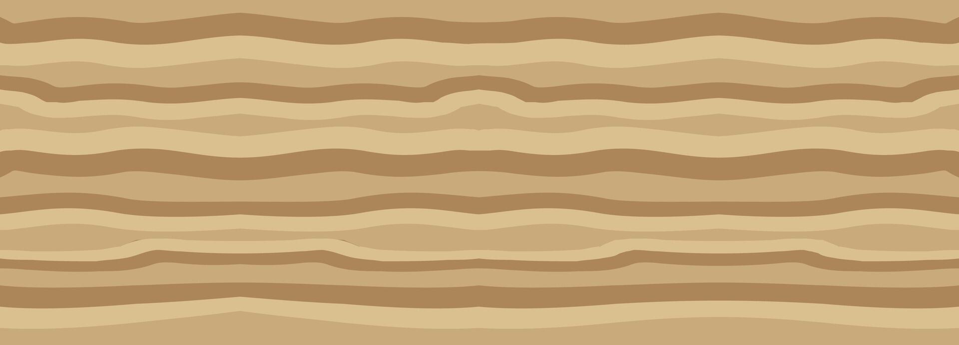 Simple light brown wood grain texture template. The structure of the surface of the plywood, natural pattern, with slits vector