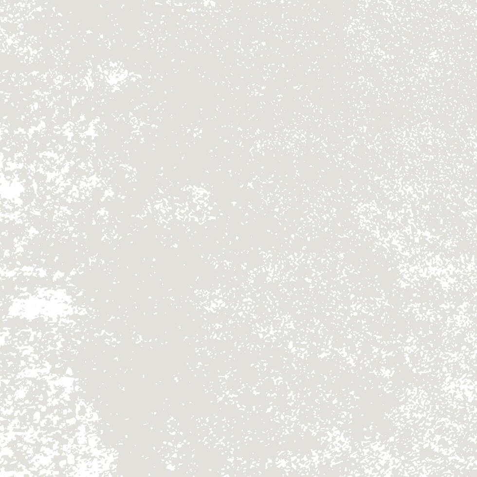 Grunge surface texture with dirty small spots, grit and noise. Abstract white background with randomly filling small dirty spots. Overlay template vector