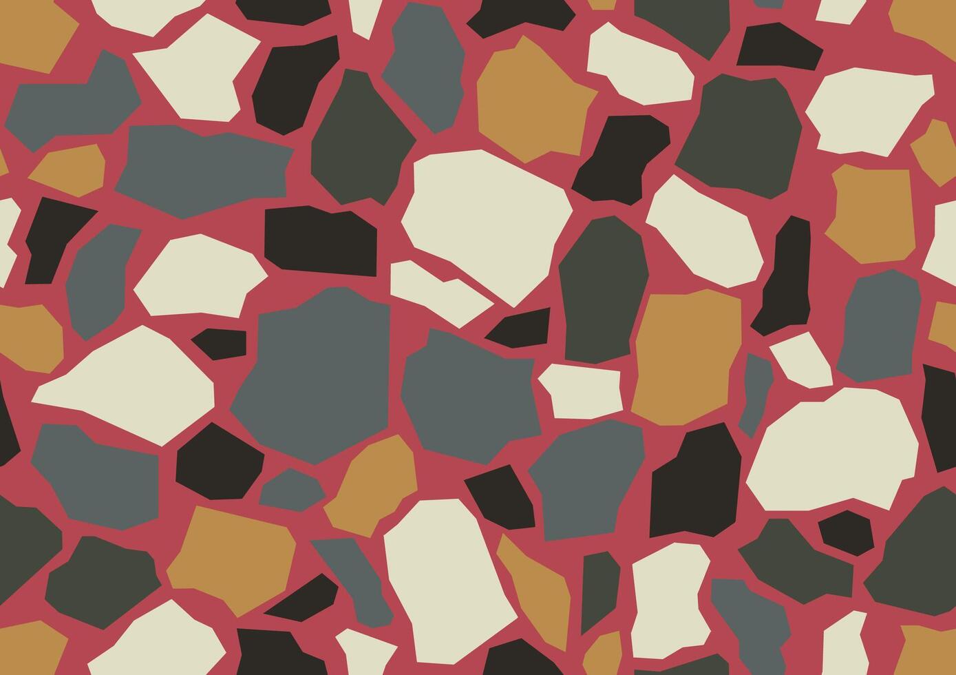 Texture terrazzo floor, polished pebble stone tile. Abstract pattern. vector