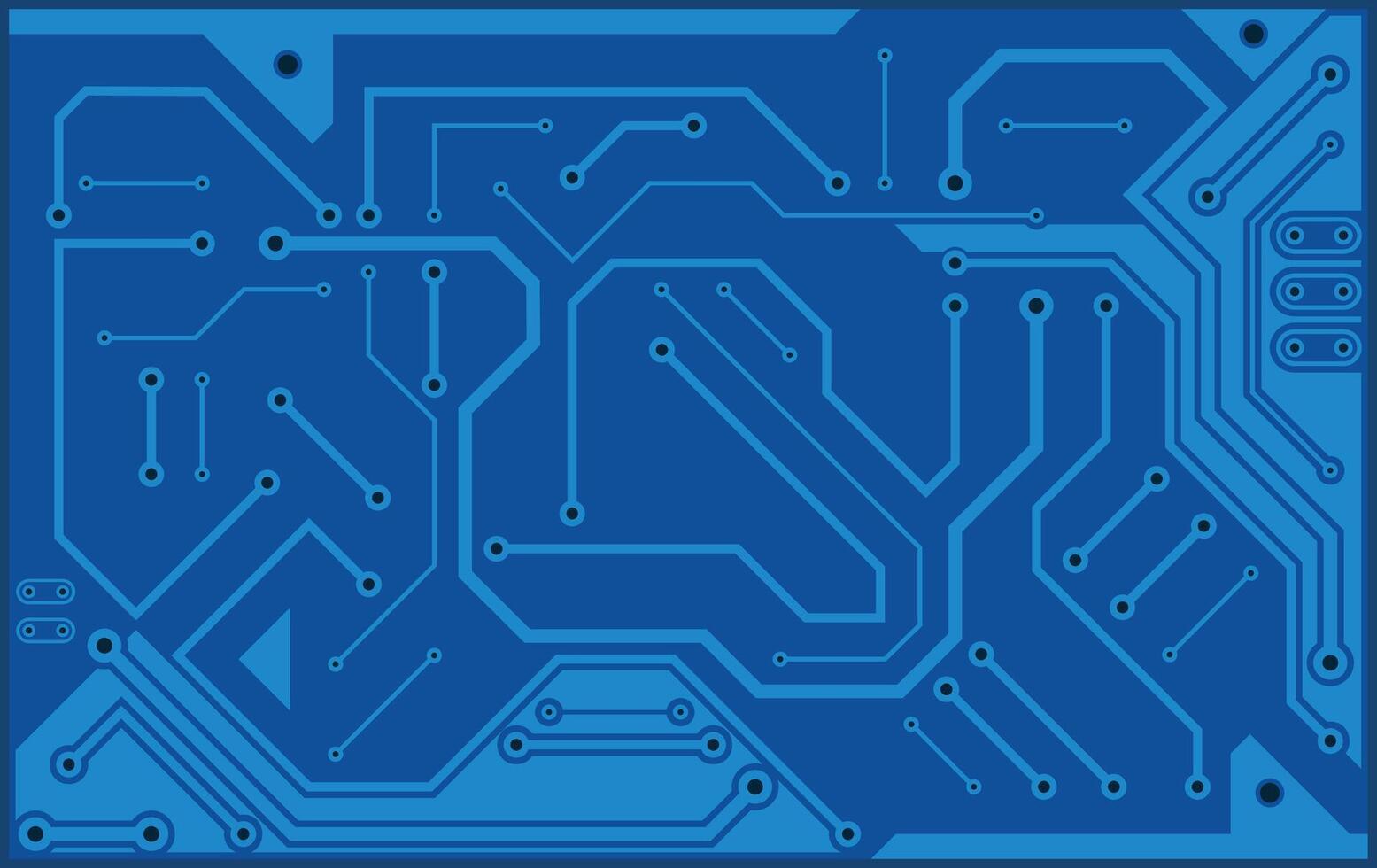 Circuit board, technology background. Digital electronic texture, high tech pattern vector