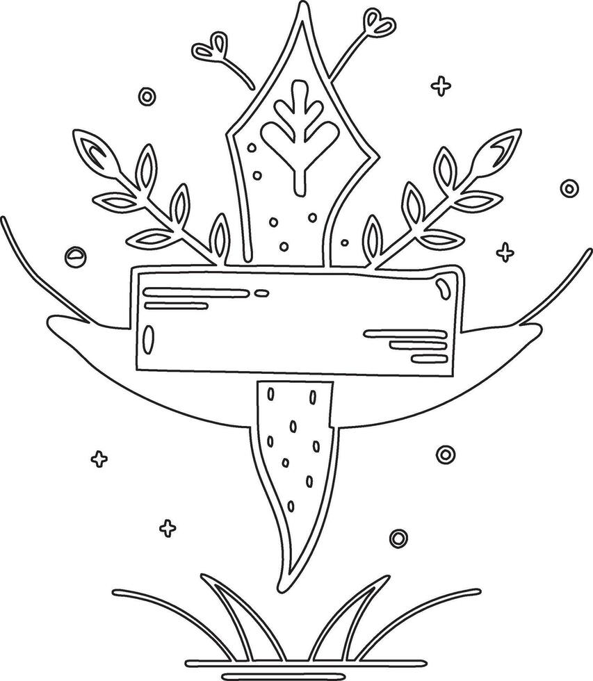 abstract floral design vector