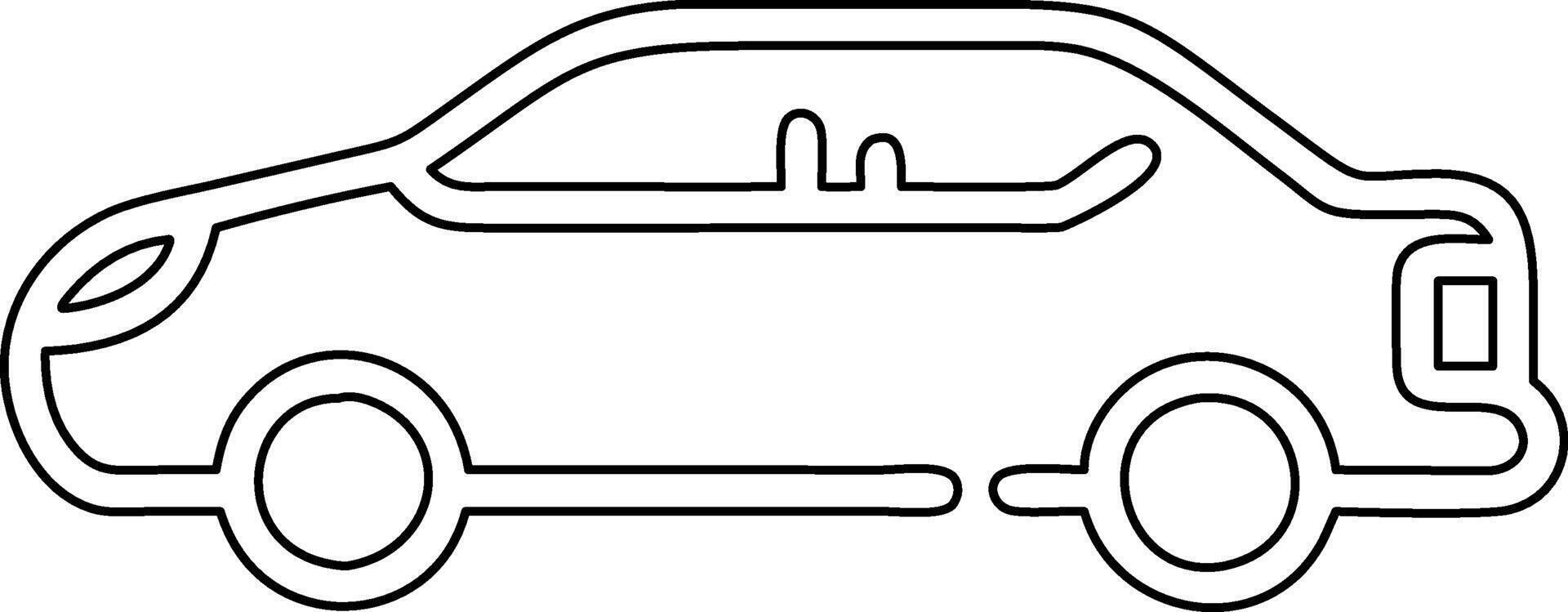 car isolated on white vector