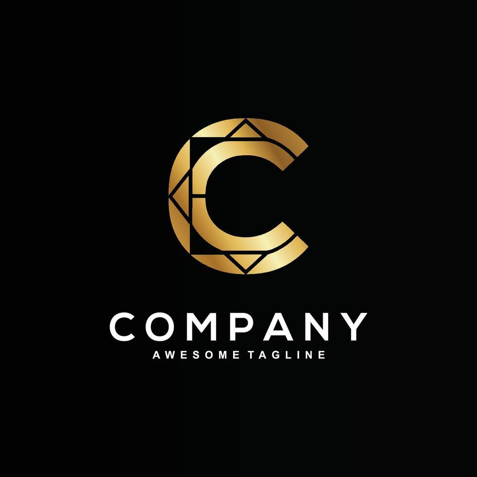C Emblem Studio vector