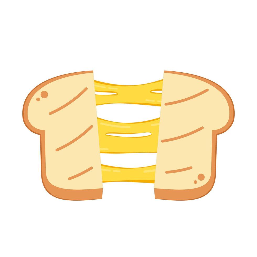 Sandwich cheese . Bread . wallpaper. background. Cheese stretch. vector