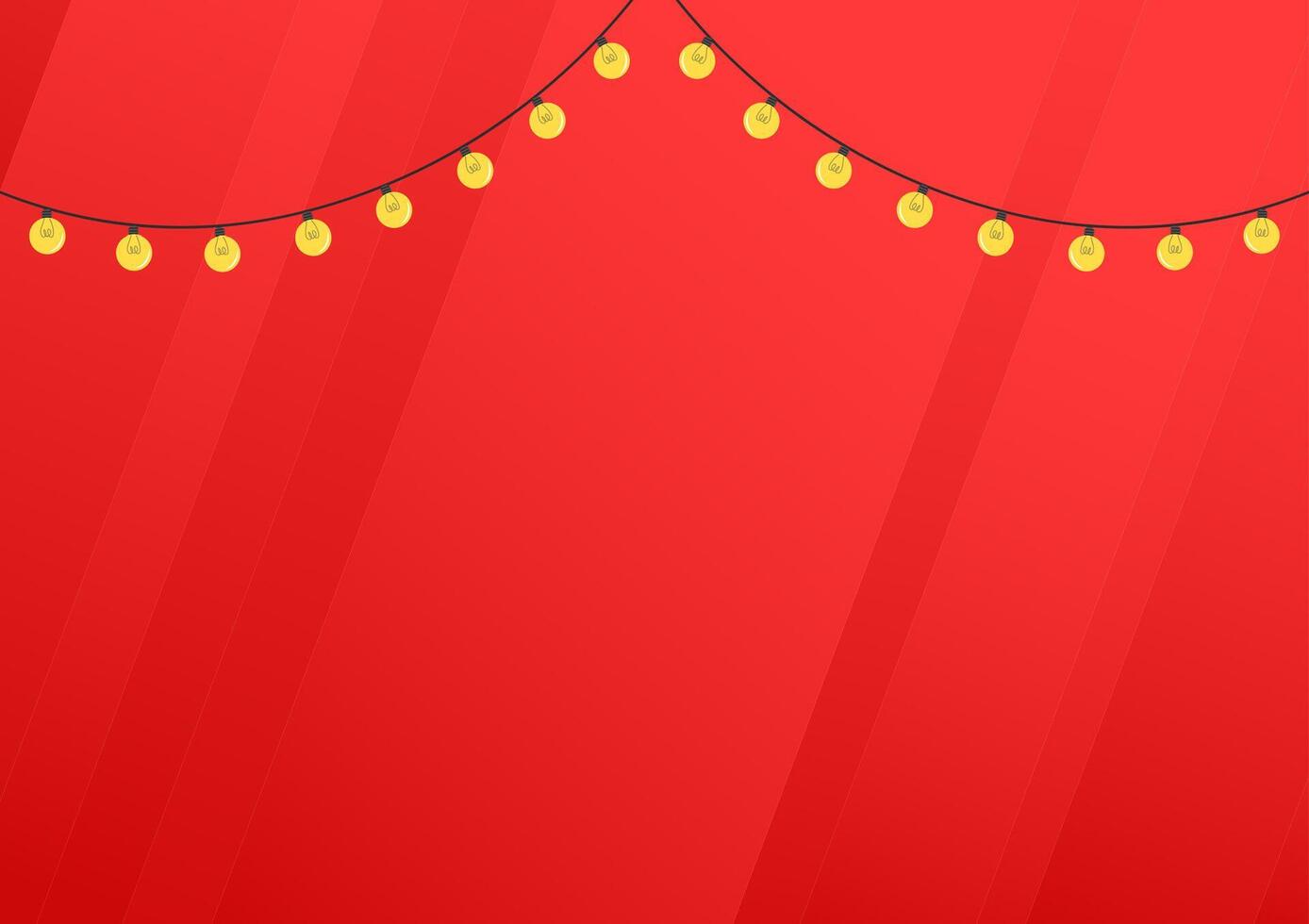 Christmas lights isolated realistic design elements. Glowing lights for Xmas Holiday cards, banners, posters design. Neon lamp. Christmas frame. vector