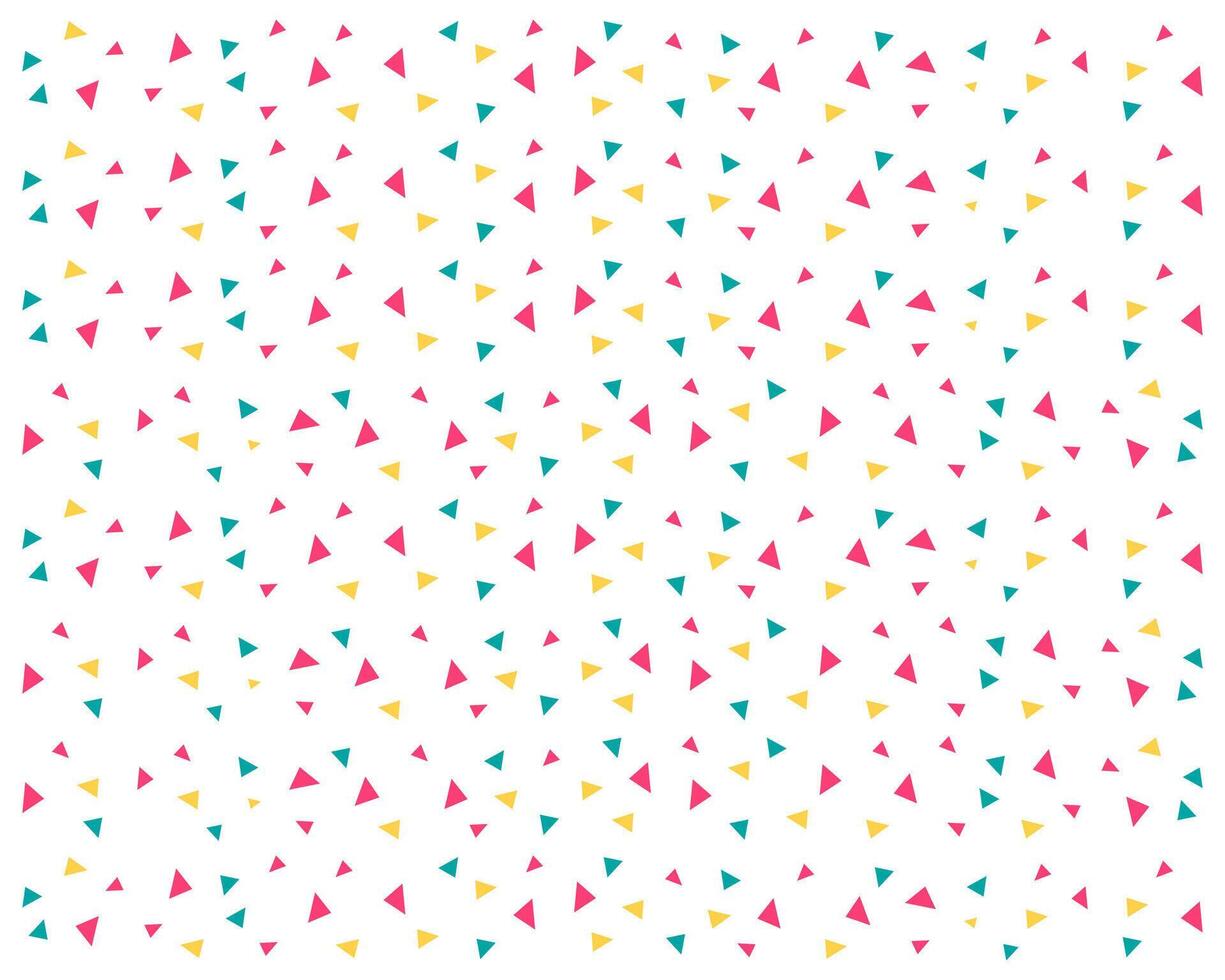 Colorful confetti isolated on white background. vector