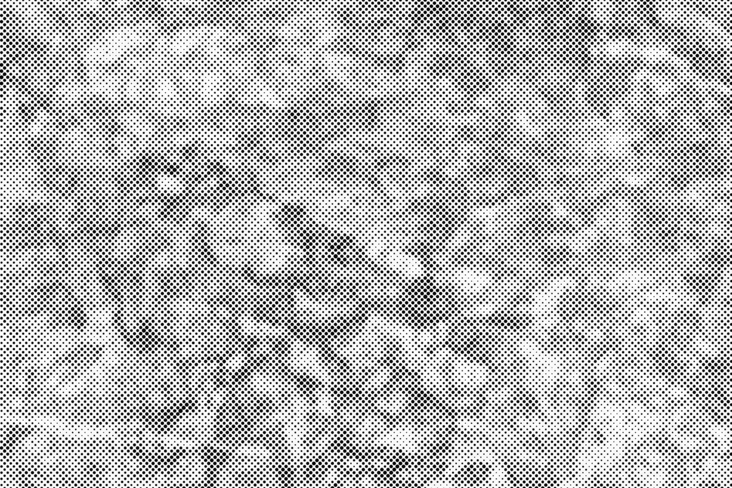 Grunge halftone vintage texture. Abstract black dots pattern. vector