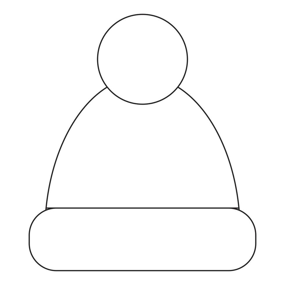 A person wearing a hat and a white background vector