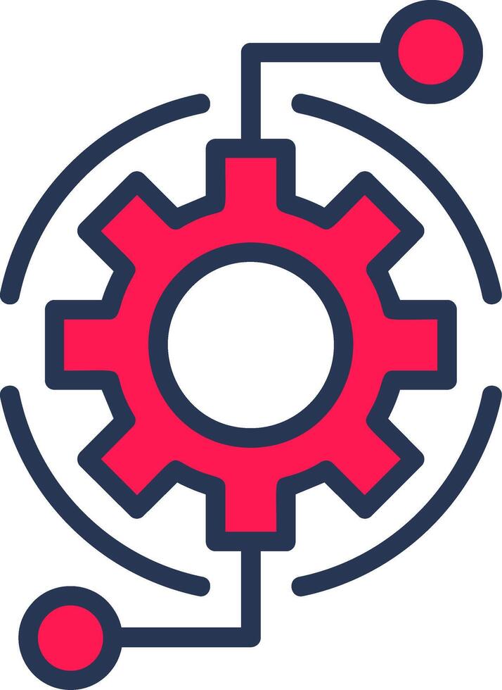 Business Automation Line Half Filled Icon 50549671 Vector Art at Vecteezy