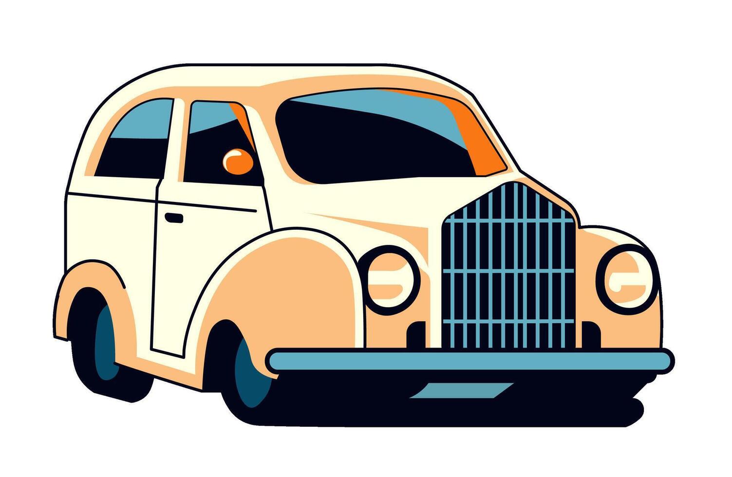 a Vintage Car Illustration vector