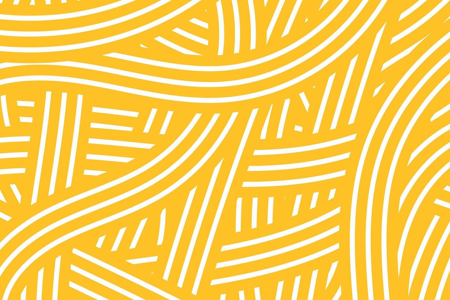 Spaghetti graphic pattern. Abstract background of long noodles. Yellow pasta texture. Backdrop for asian menu vector