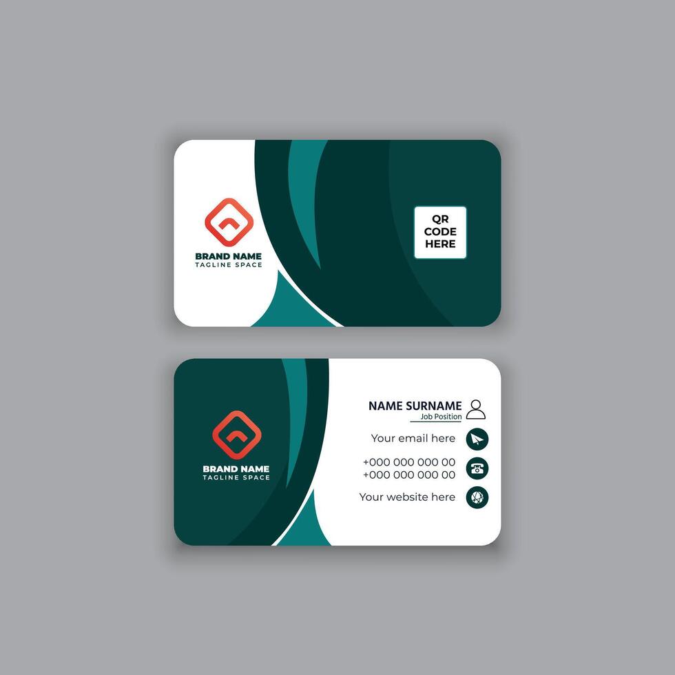 Creative and modern buiseness card template vector