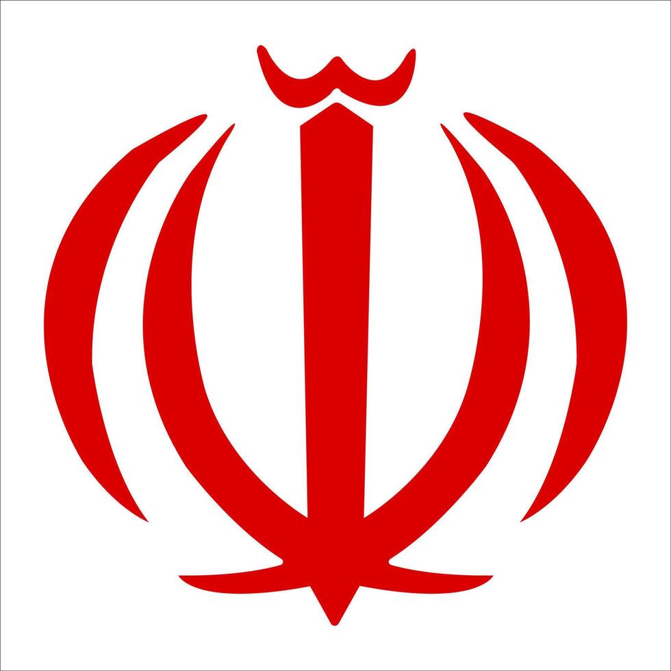 Iran element flag national material design vector