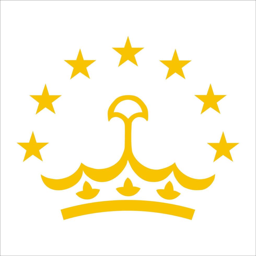Tajikistan element flag national material design vector