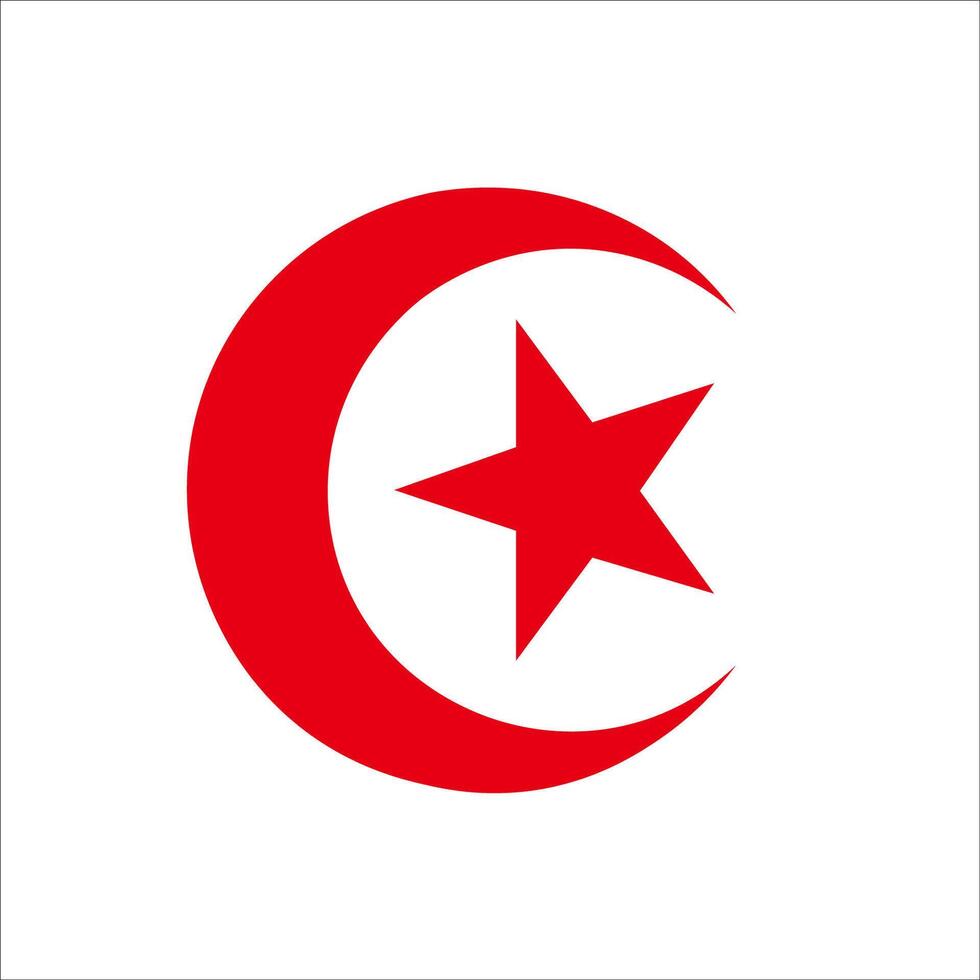Tunisia element flag national material design vector