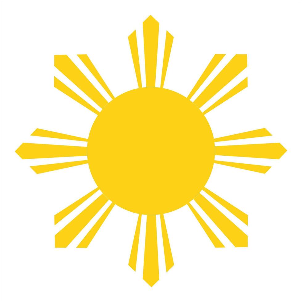 Philippines element flag national material design vector