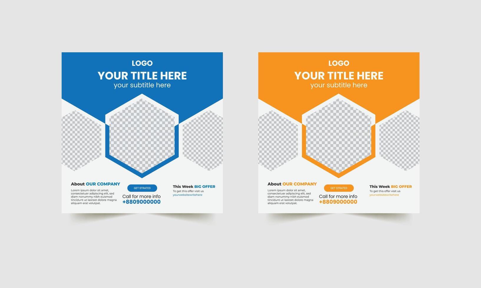 Travel Social Media Post vector