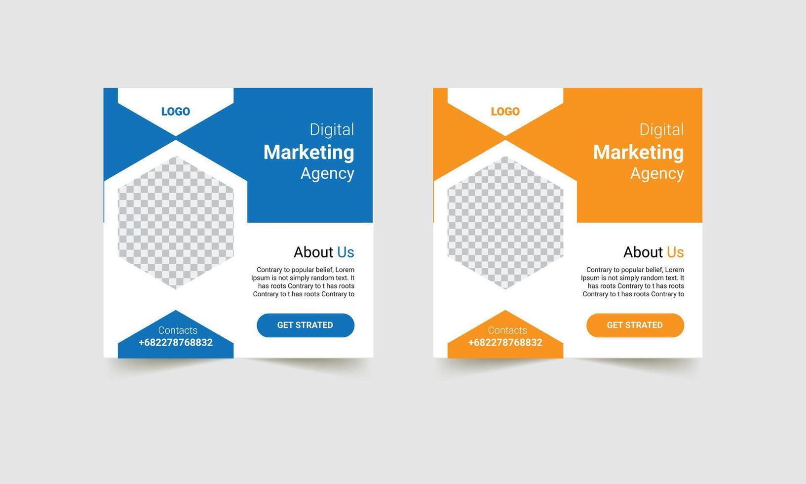 Corporate Social Media Post vector